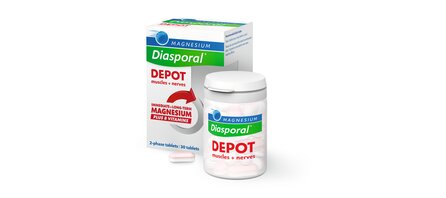 Magnesium Diasporal® DEPOT 30 tablets | © Protina Pharmazeutische GmbH
